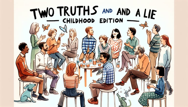 Two Truths and a Lie: Childhood Edition